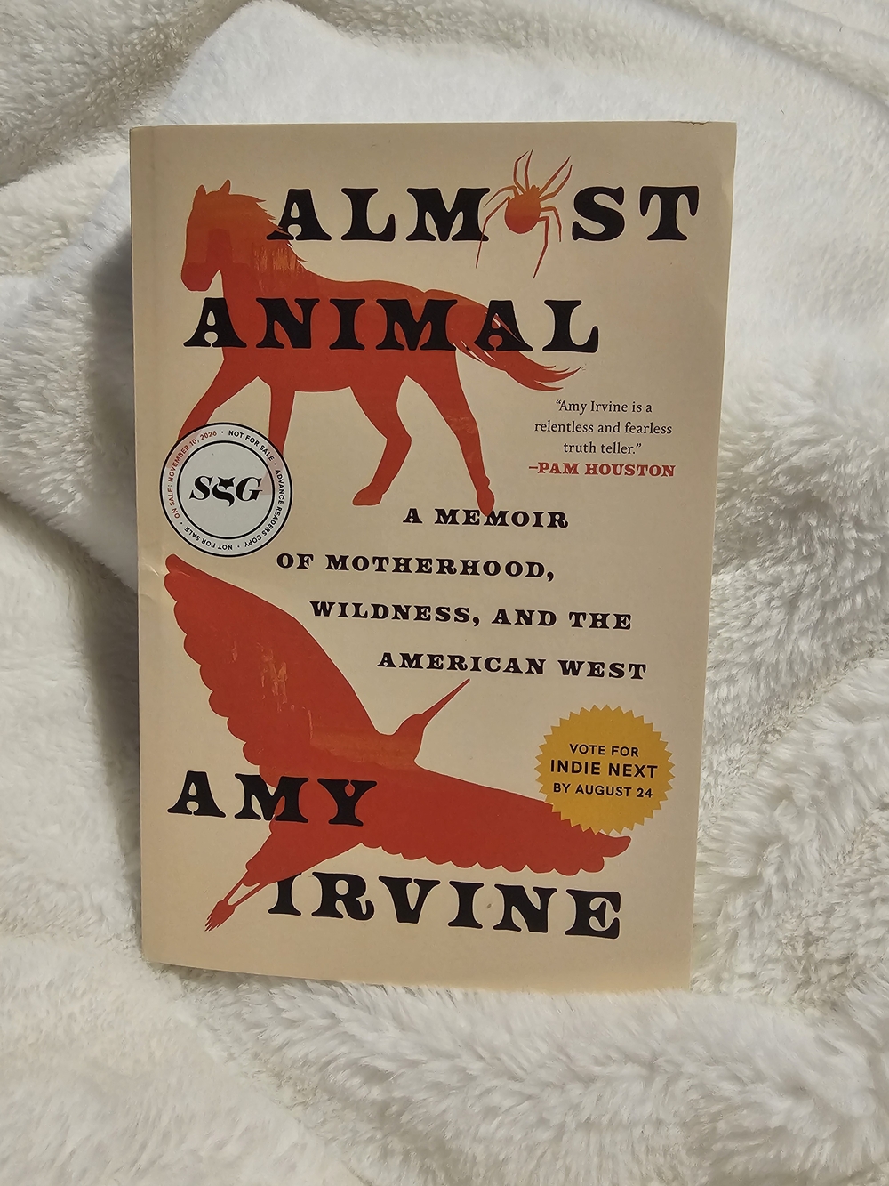 Almost Animal by Amy Irvine - Advance Readers Copy - Paperback